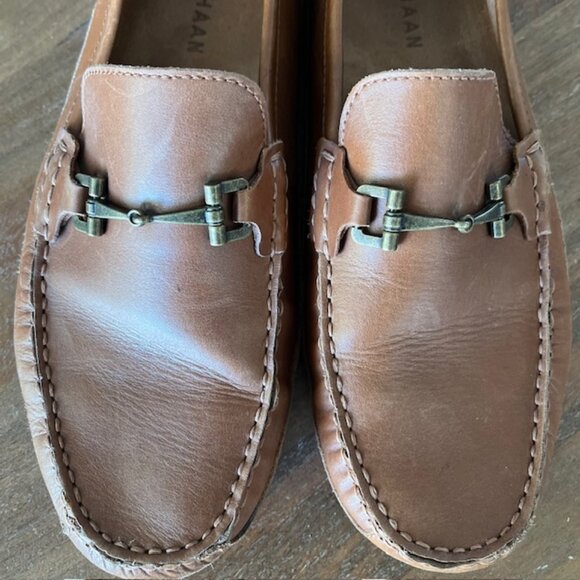 Cole Haan Grand OS‎ Men's Sz 10M Wyatt Driver C35784 Brown Loafer Shoes Slip On - Picture 5 of 10
